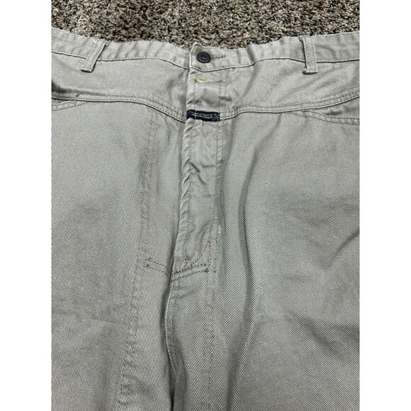 Marithe Francois Girbaud Tan Jeans Men’s 44x31 - Baggy Wide Leg Hip Hop Pocket - Picture 3 of 8